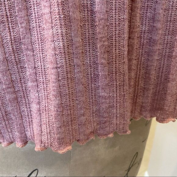 NWOT ALMOST FAMOUS LACE VNECK BLOUSE 3/4 SLEEVE - JUNIOR MEDIUM - Picture 6 of 8